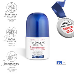 Erkek Ter Önleyici Beyazlatıcı Etkili Roll-on Antiperspirant 50ml - 1