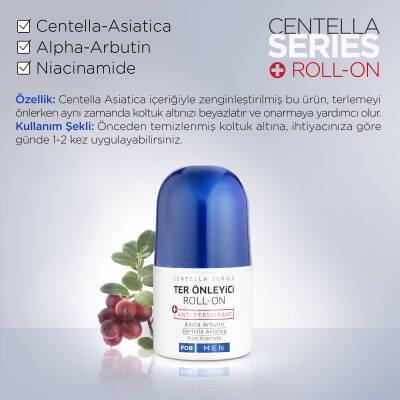 Erkek Ter Önleyici Beyazlatıcı Etkili Roll-on Antiperspirant 50ml - 2
