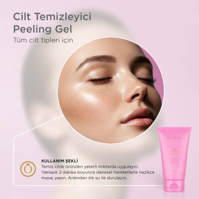 Gül Suyu İçerikli Arındırıcı ve Aydınlatıcı Peeling Jel 150 ml - 8