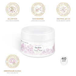 Gül Suyu Ve Niacinamide Içerikli Gözenek Sıkılaştırıcı, Onarıcı ve Nemlendirici Tonik Ped (40 ADET) - 1