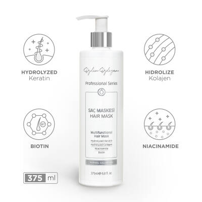 Normal Saçlar Için Keratin Ve Biotin Içerikle Besleyici Saç Maskesi 375 ml - 1