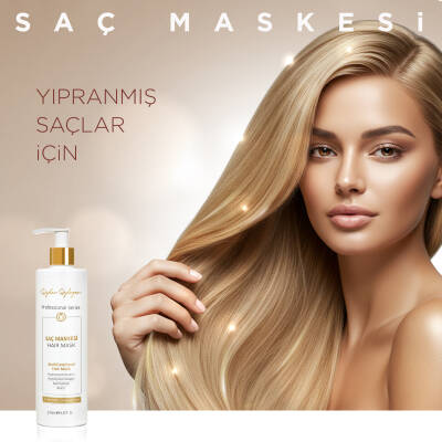 Yıpranmış Saçlar Için Keratin Ve Biotin Içerikli Onarıcı, Güçlendirici Saç Maskesi 375 ml - 3